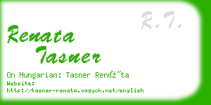 renata tasner business card